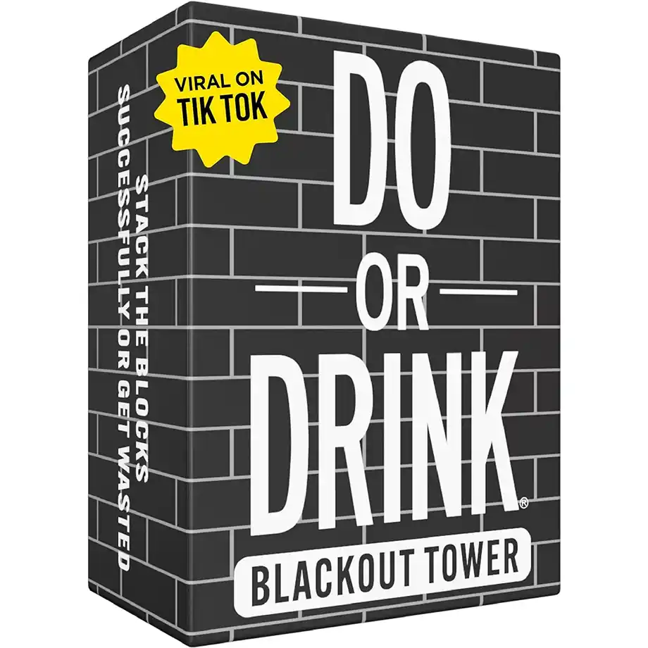 Blackout Tower Game combines stacking challenges with truth or drink questions for a thrilling party experience. Perfect for unforgettable nights filled with laughter and bold dares.