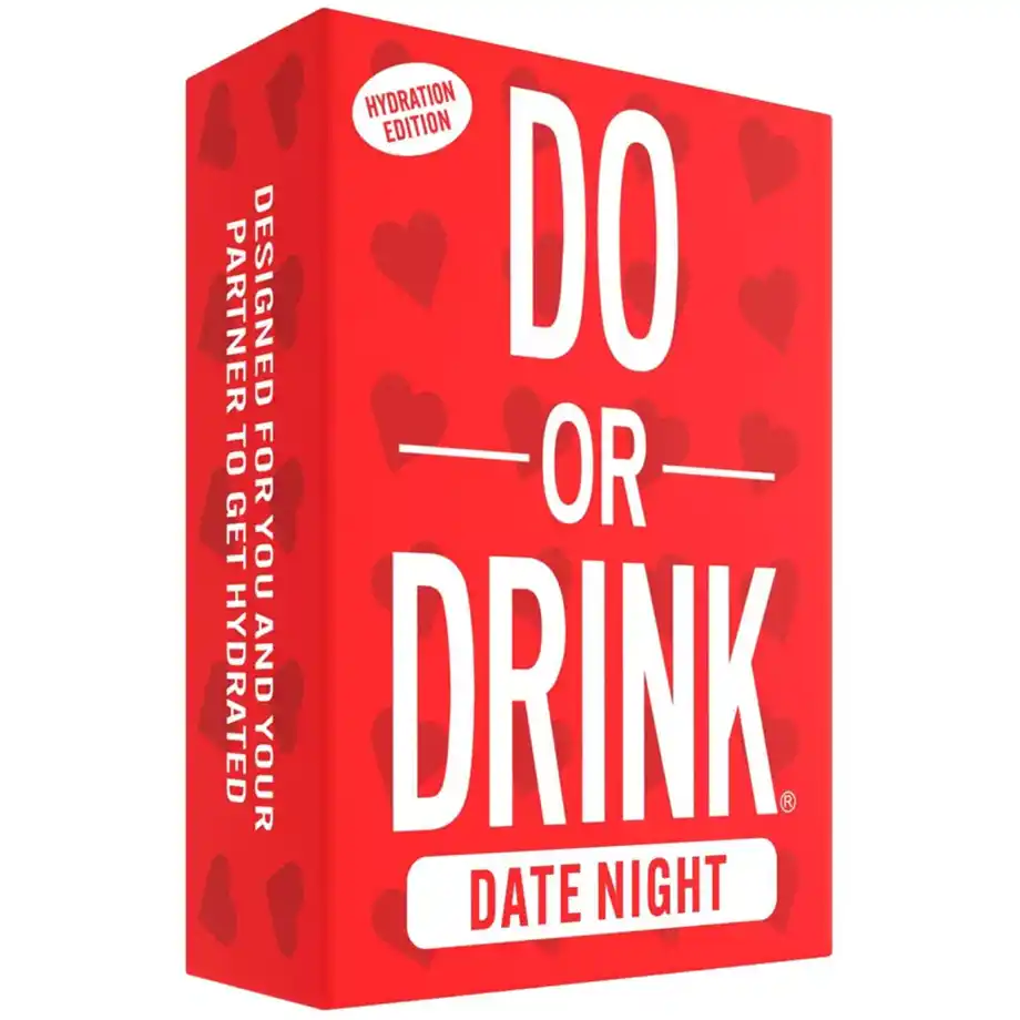 Date Night Hydration Game combines fun truth or drink questions with a playful twist, encouraging couples to hydrate and bond. Perfect for a memorable and engaging evening together