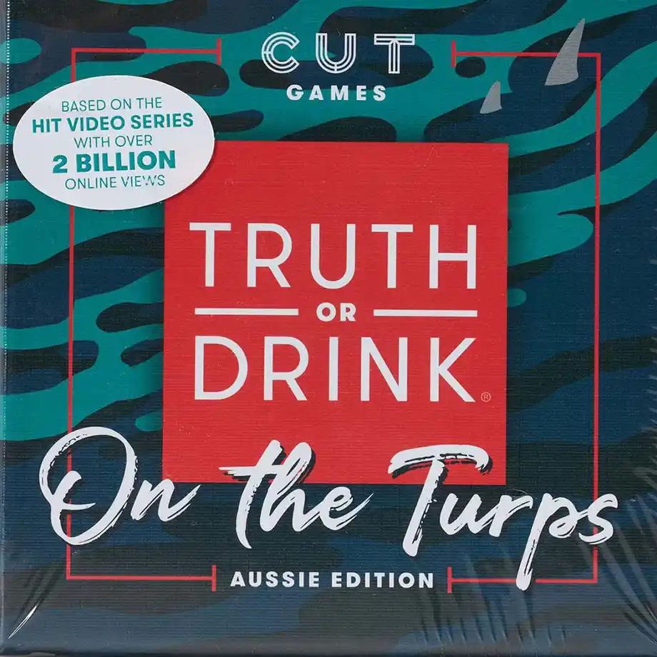 The Turps Card Game adds excitement with truth or drink questions that challenge players to reveal secrets or take a shot. A great game for fun, laughter, and unforgettable party moments.