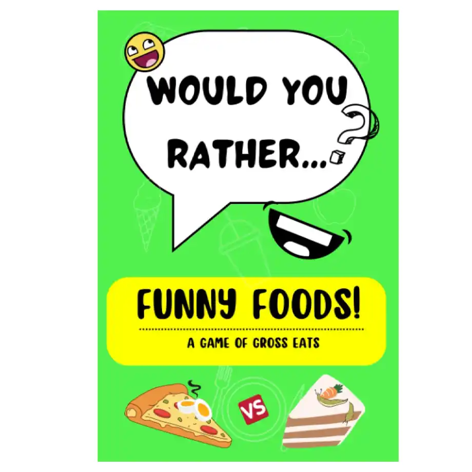 Would You Rather Questions Food Edition - A hilarious and engaging game featuring funny and thought-provoking food-related scenarios for family and friends. Perfect for parties or game nights!