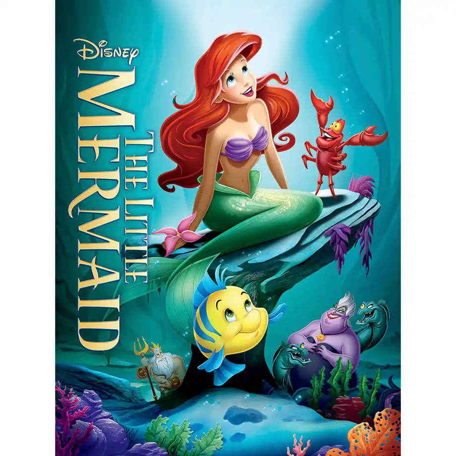 The image from The Little Mermaid shows Ariel, a curious mermaid, exploring the ocean and dreaming of life on land. A magical underwater adventure in the Best Kid Movies category!