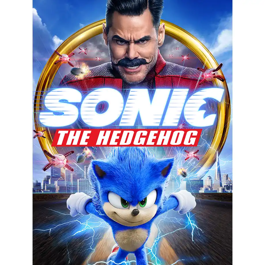 The image from Sonic the Hedgehog shows the fast and fearless blue hedgehog racing through an action-packed adventure. A thrilling ride in the Best Kid Movies category!