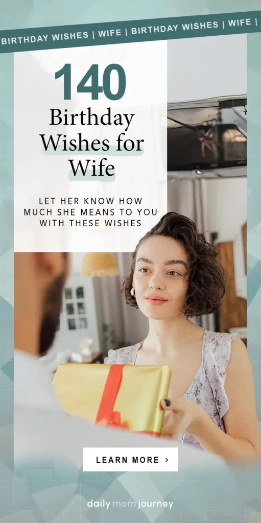 A husband presents a beautifully wrapped birthday gift to his smiling wife in a cozy home setting. Find the sweetest birthday wishes for wife to express your love and appreciation.