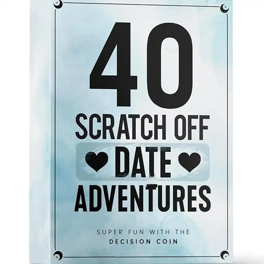 A creative image showcasing scratch-off date ideas, revealing fun and adventurous activities for couples. Perfect for those looking for cheap date ideas with an element of surprise.