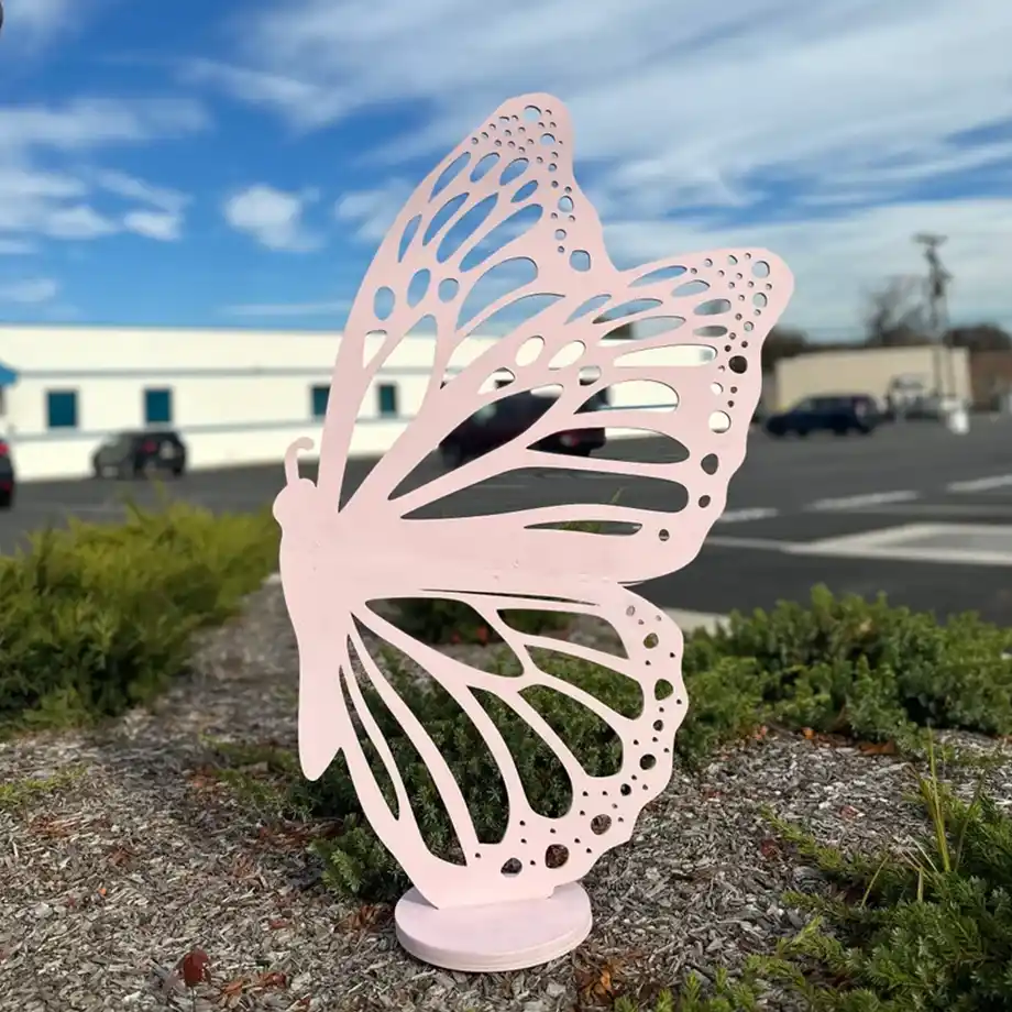 A delicate butterfly prop with vibrant wings and intricate details, perfect for adding a whimsical touch to any event or display. Ideal for those searching for fairy names for girls to inspire magical themes.