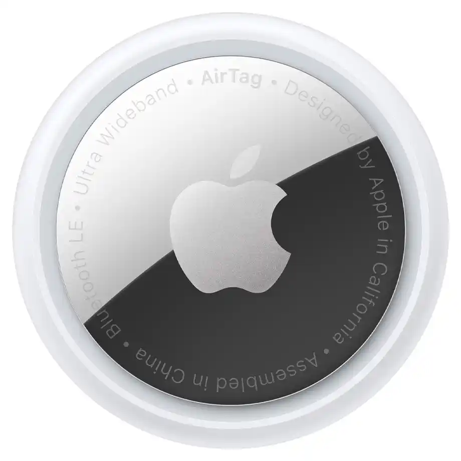 The Apple AirTag is a compact tracking device that helps locate lost items, making it a thoughtful and useful choice for white elephant gift ideas.







