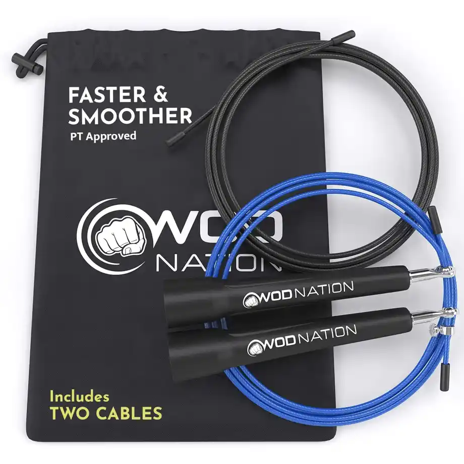 This blazing-fast adjustable speed jump rope is perfect for boxing, MMA, and endurance training, making it a great choice for fitness enthusiasts and a unique option for white elephant gift ideas.