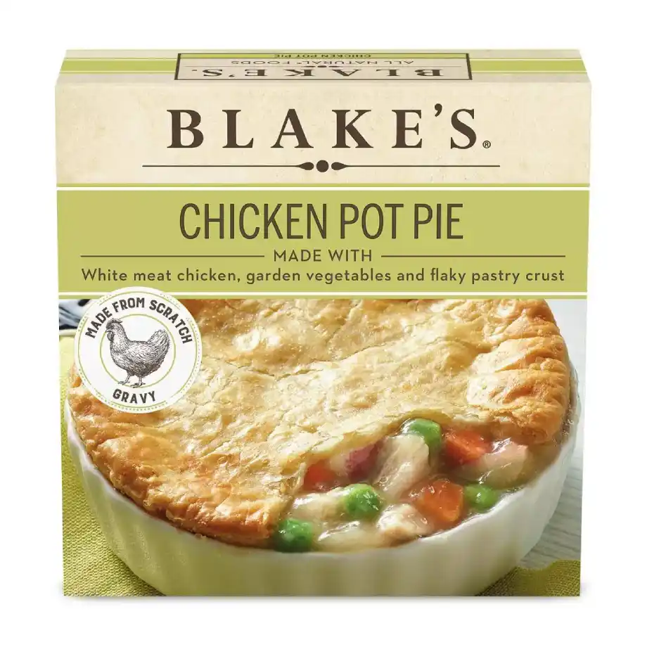 Homemade chicken pot pie with a golden, flaky crust, a warm and comforting meal for kids.