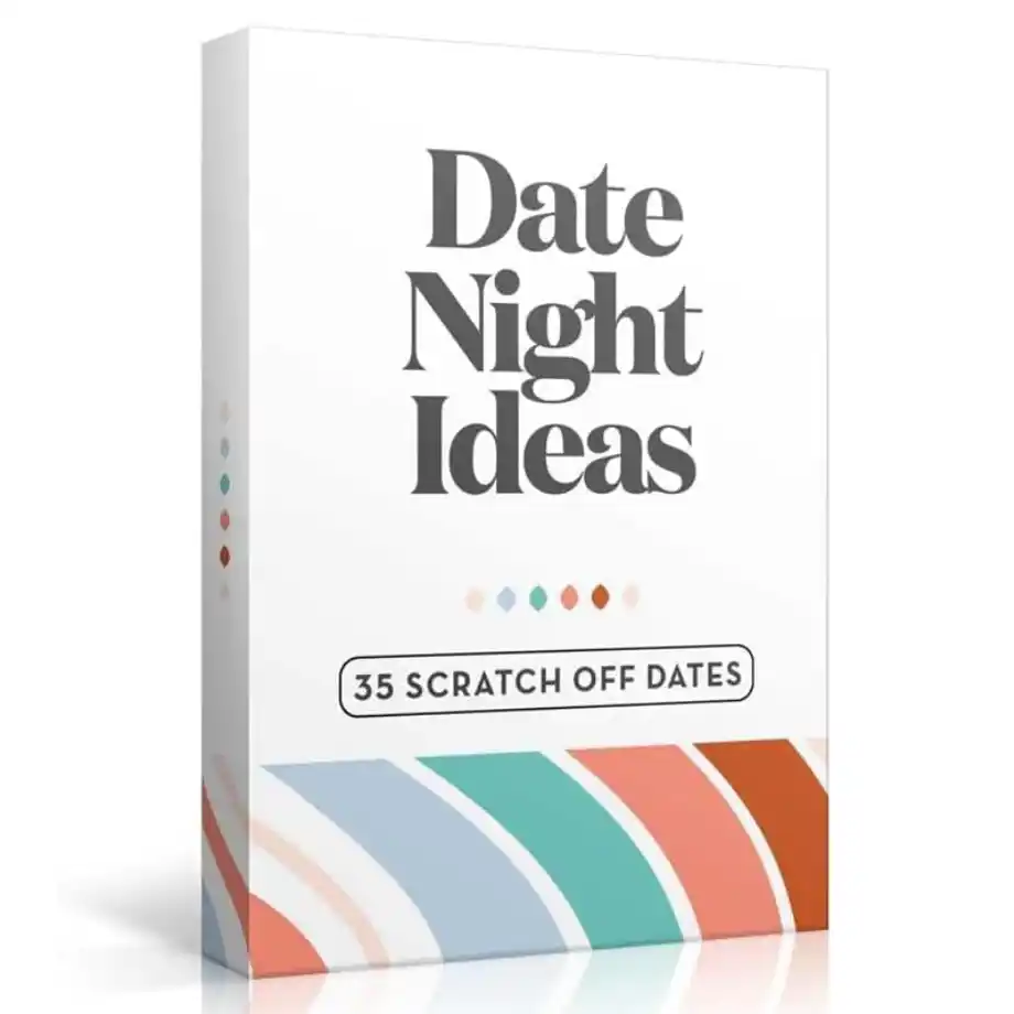 Romantic & Fun Scratch Off Date Night Ideas Card Game – a perfect gift for couples, ideal for alphabet dating, offering creative and intimate date ideas for partners.