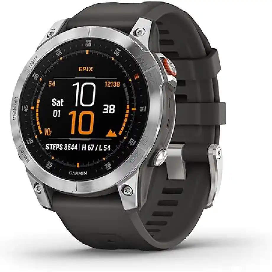 A high-performance smartwatch with an AMOLED display and advanced features, making it a great choice for golf gift ideas.