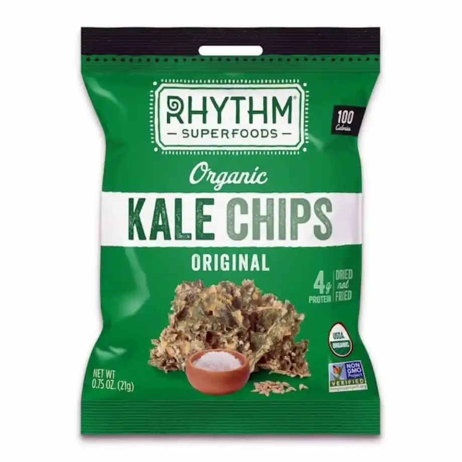 Kale chips, a crunchy and nutrient-dense snack for kids, offering a healthy alternative to traditional chips with a boost of vitamins and fiber.