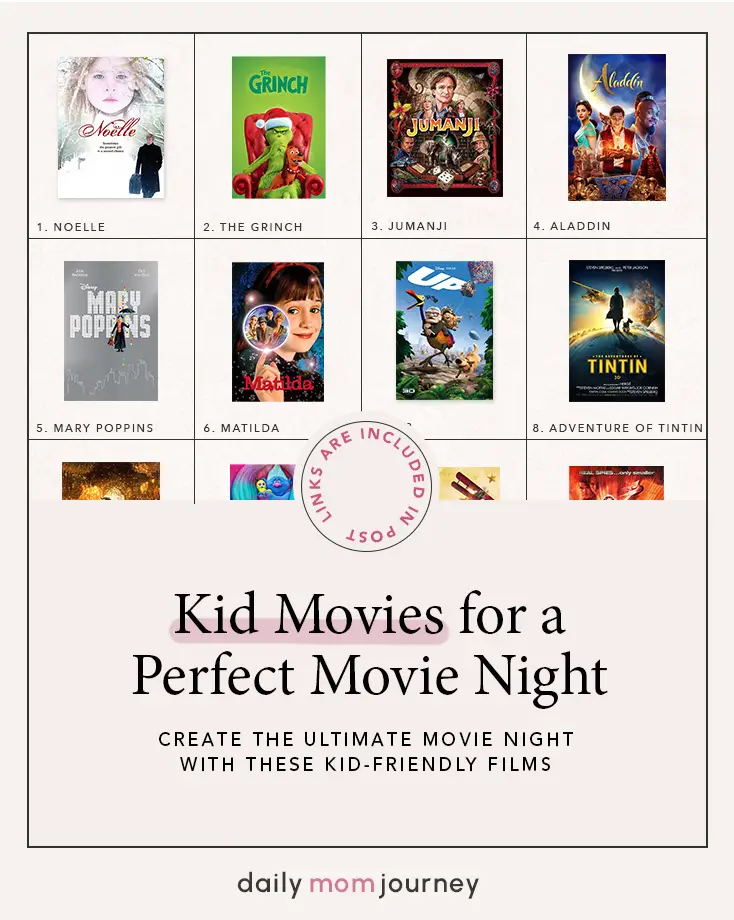 Kid Movies for a Perfect Movie Night A curated list of kid movies including classics like The Grinch, Jumanji, and Matilda, perfect for planning a family movie night.