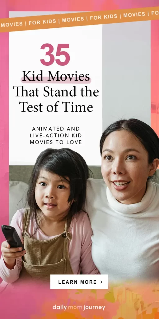 35 Kid Movies That Stand the Test of Time A mother and daughter watching TV together, highlighting timeless animated and live-action kid movies.