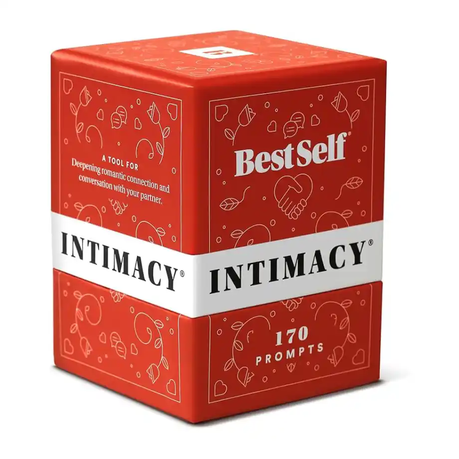 "BestSelf Intimacy Deck" – a relationship-building card game with 170 conversation starters, perfect for deepening connections during alphabet dating.