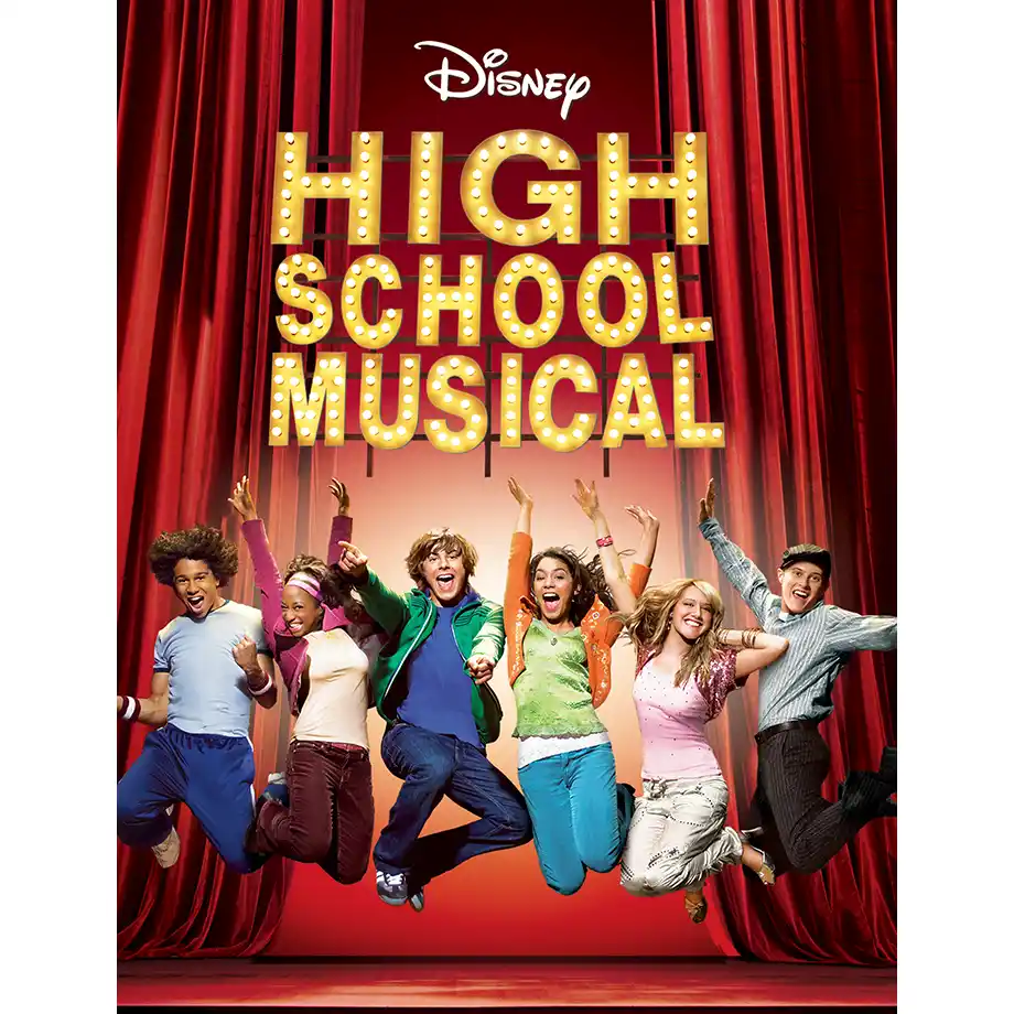 The image from High School Musical shows a group of talented teens singing and dancing as they follow their dreams. A fun and energetic story in the Best Kid Movies category!