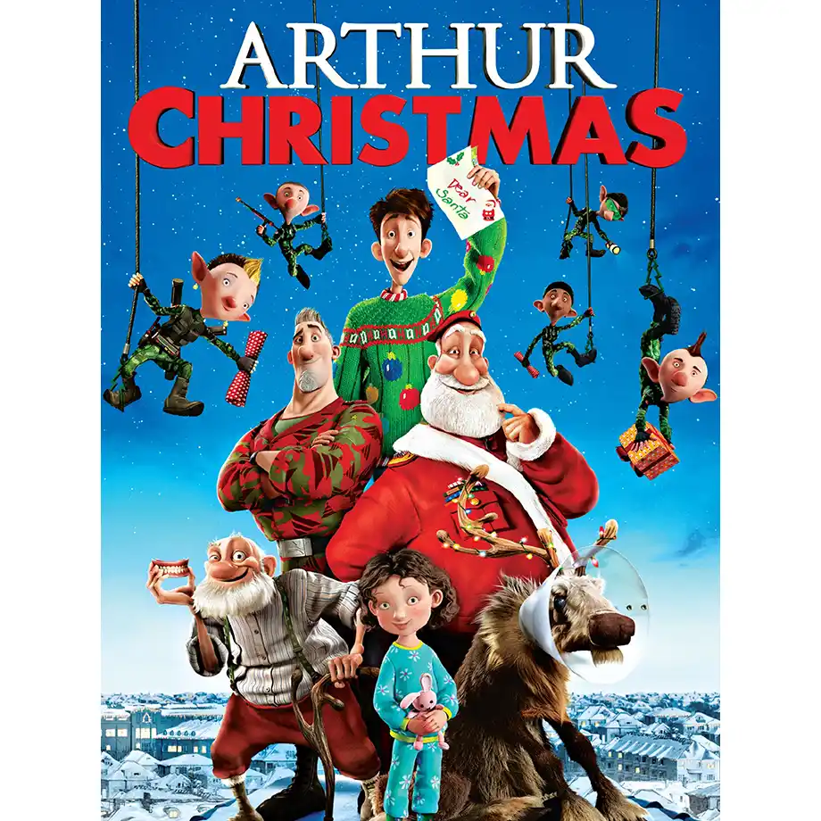 The image from Arthur Christmas shows Santa’s clumsy but kind-hearted son on a mission to deliver a forgotten gift. A festive and heartwarming tale in the Best Kid Movies category!