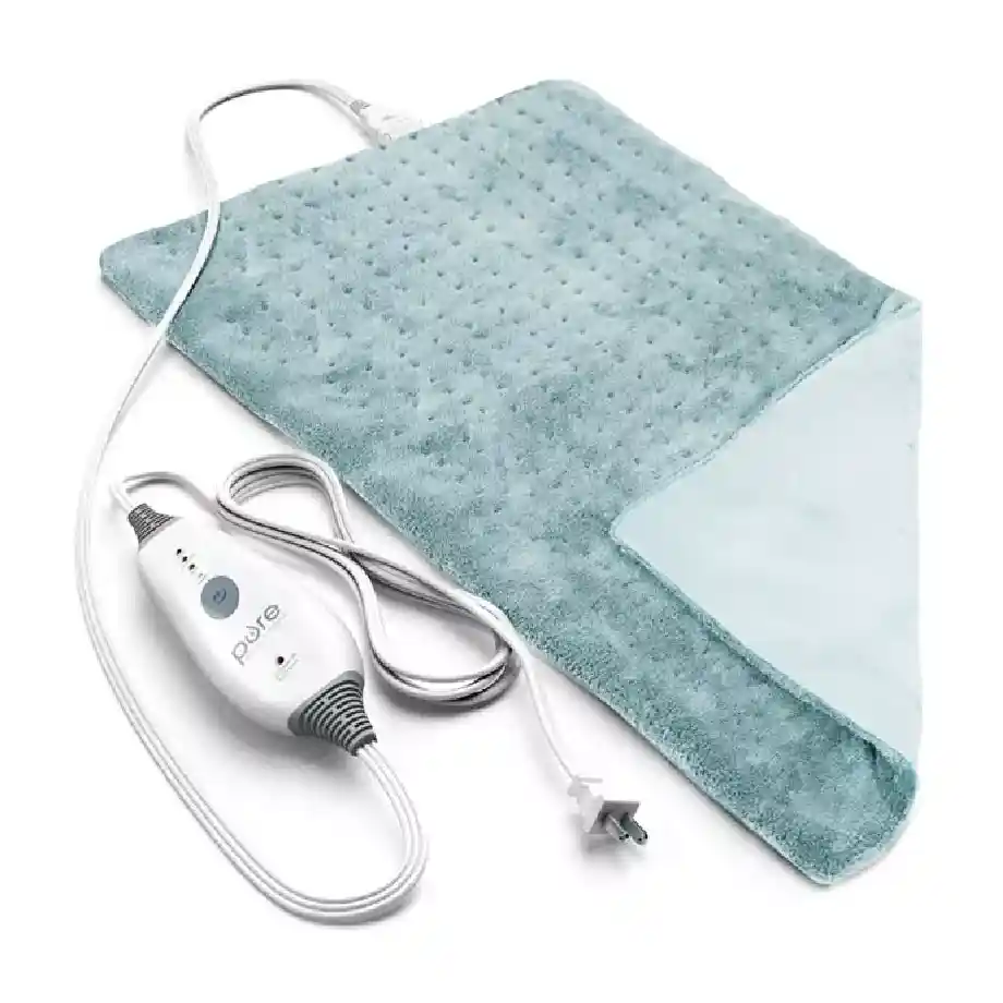 Pure Enrichment PureRelief® Deluxe Heating Pad (12" x 24"), designed for soothing heat therapy to ease muscle tension and pain. A soft and comfortable solution for relaxation and relief.