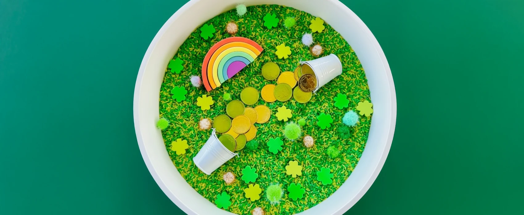 20 Fun & Hands-On Play St Patrick’s Day Sensory Bins Ideas